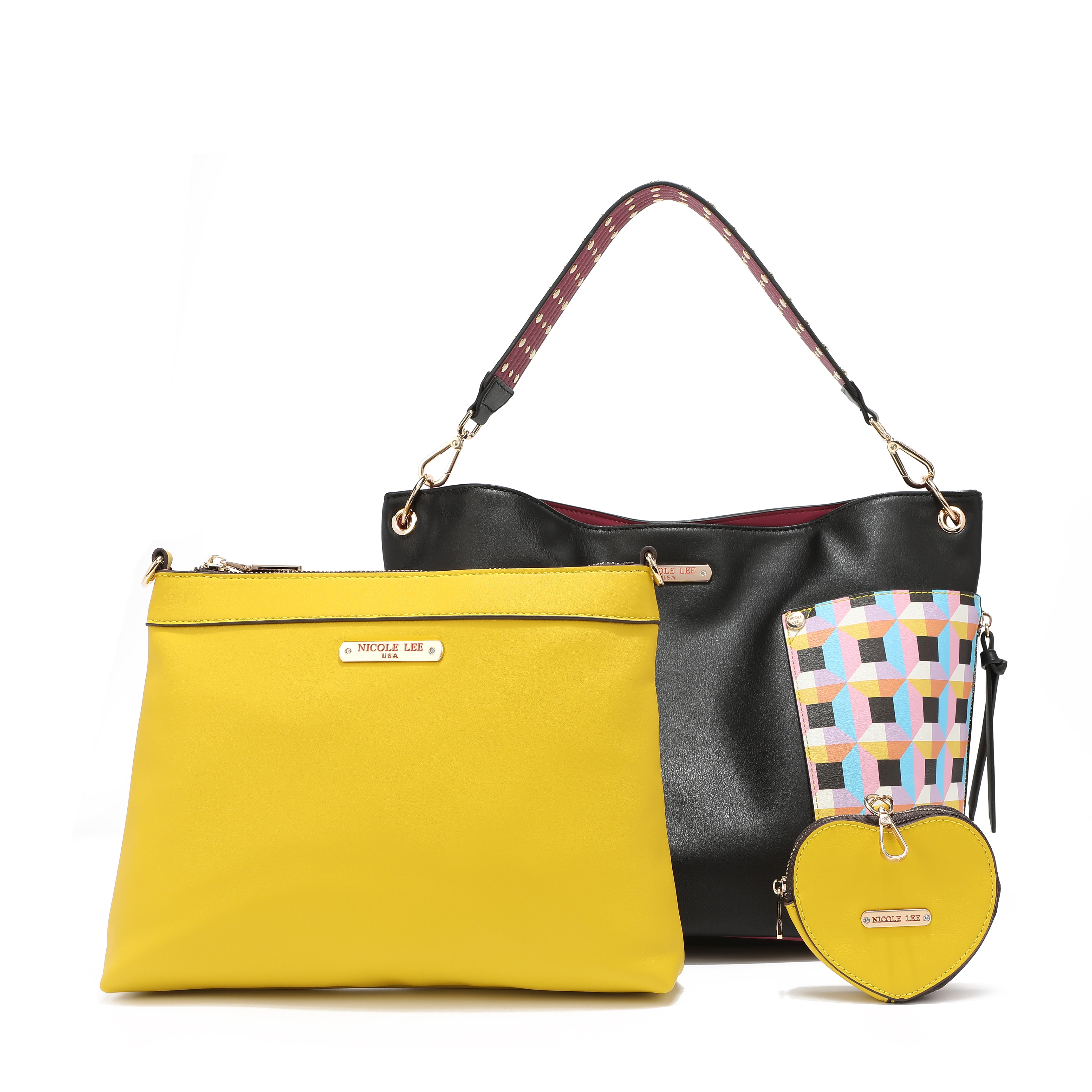 Quihn shoulder bag with additional purse and internal bag