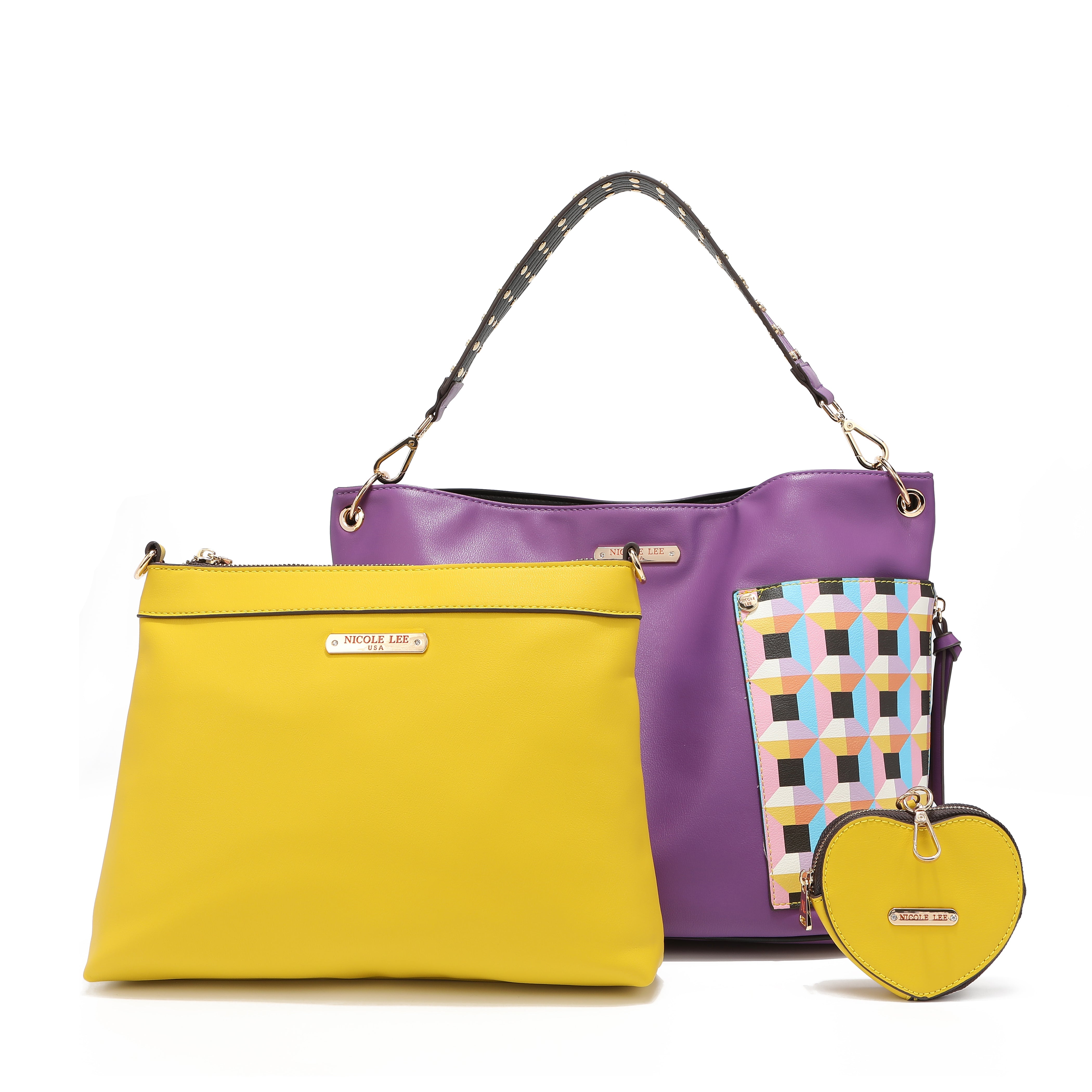 Quihn shoulder bag with additional purse and internal bag