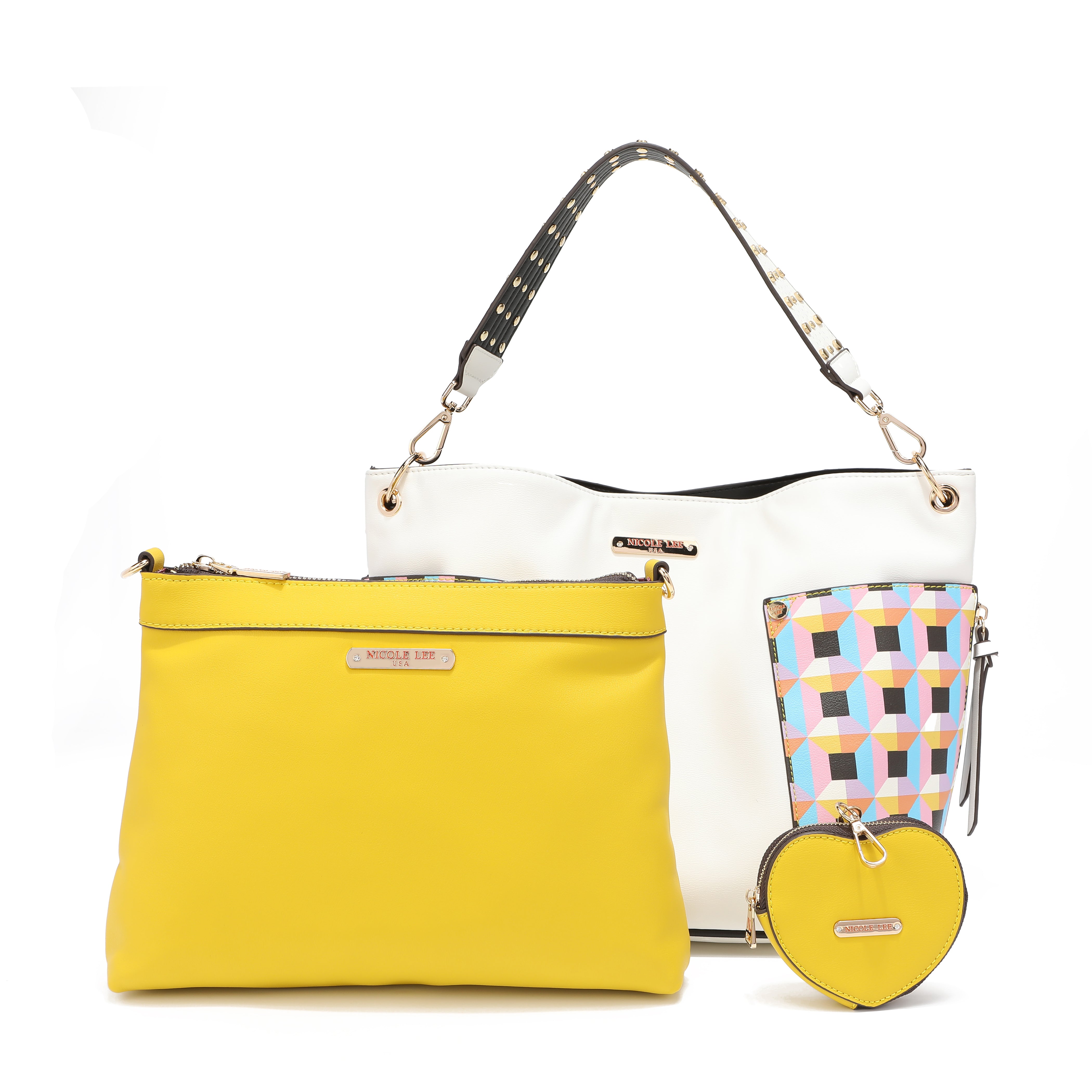 Quihn shoulder bag with additional purse and internal bag