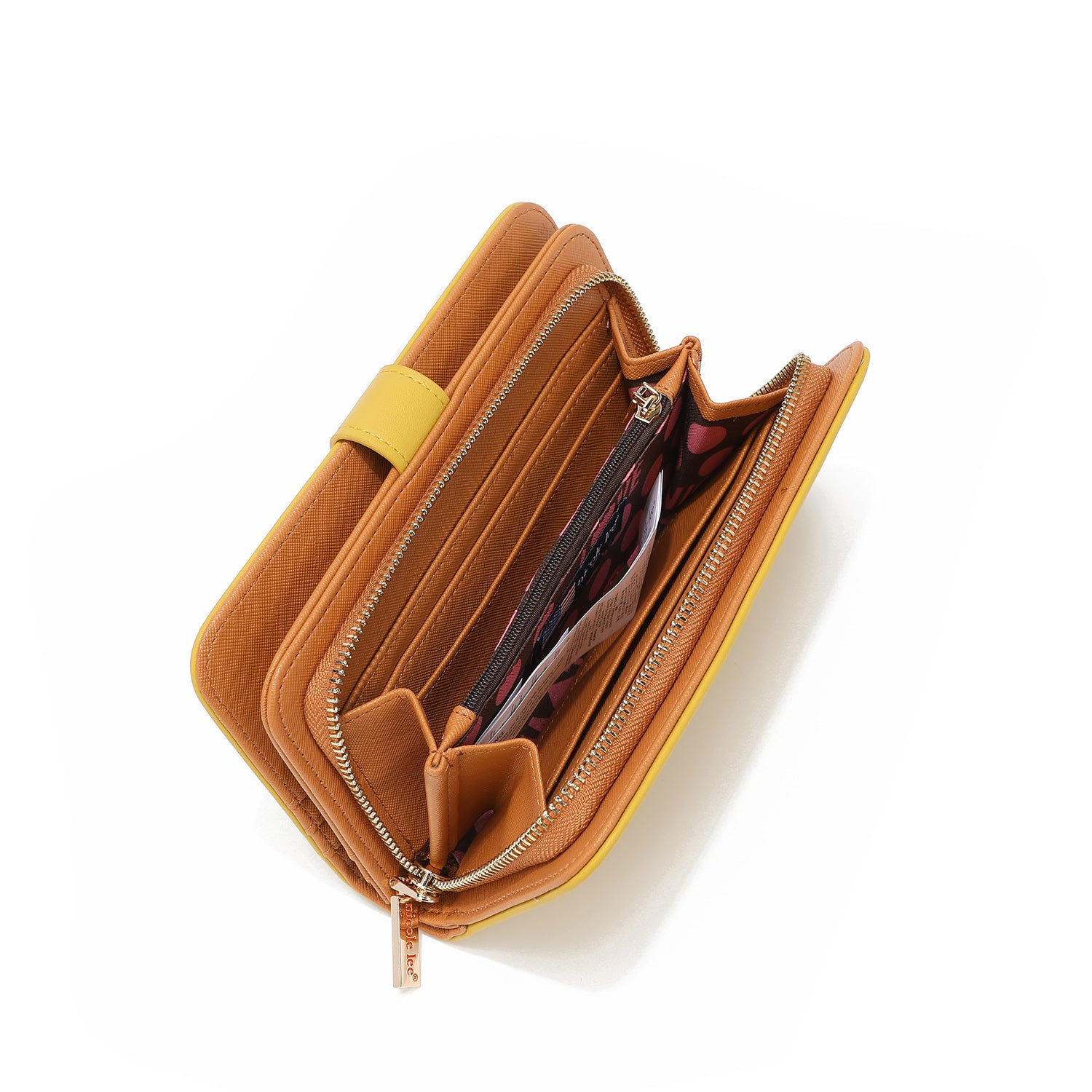 Fashion printed portfolio with zipper