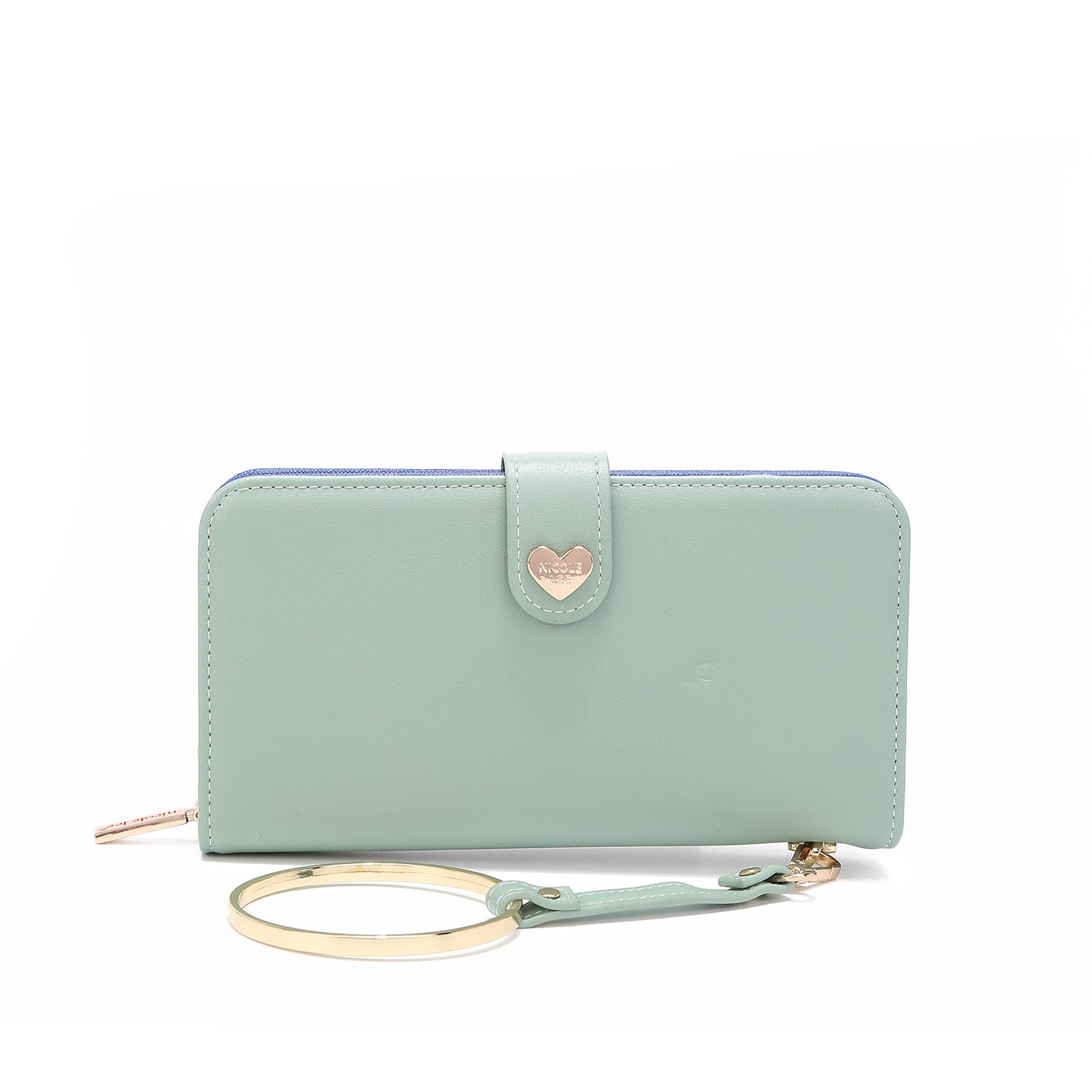 Fashion printed portfolio with zipper