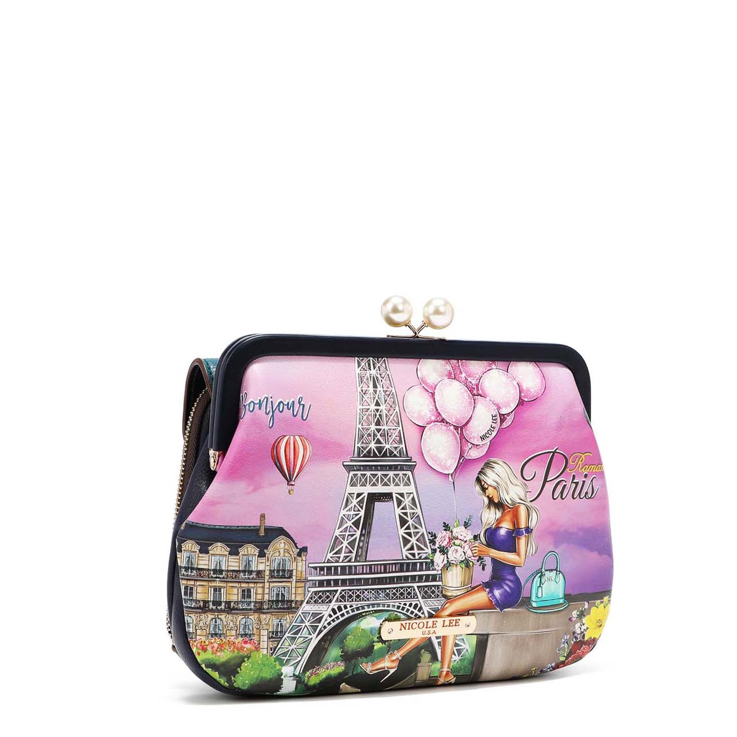 Bandolera with Kisslock brooch