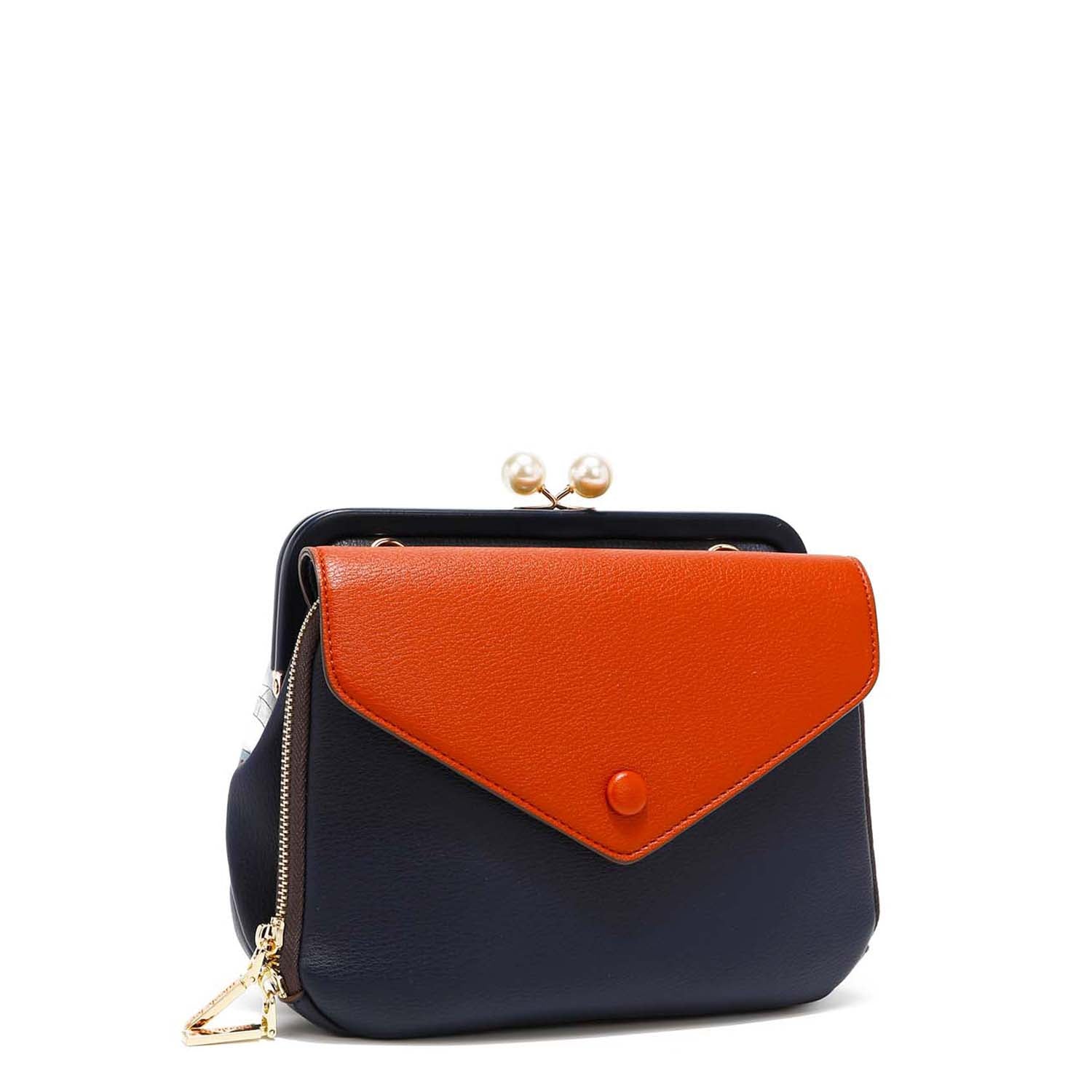 Bandolera with Kisslock brooch