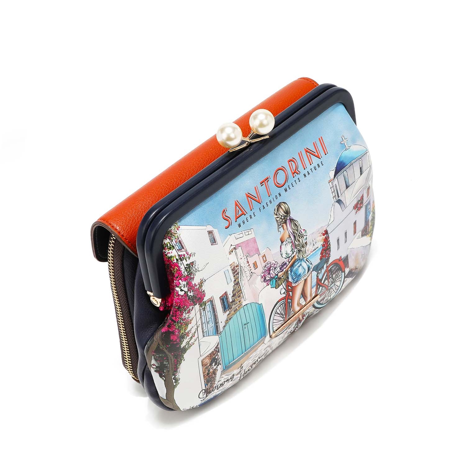 Bandolera with Kisslock brooch