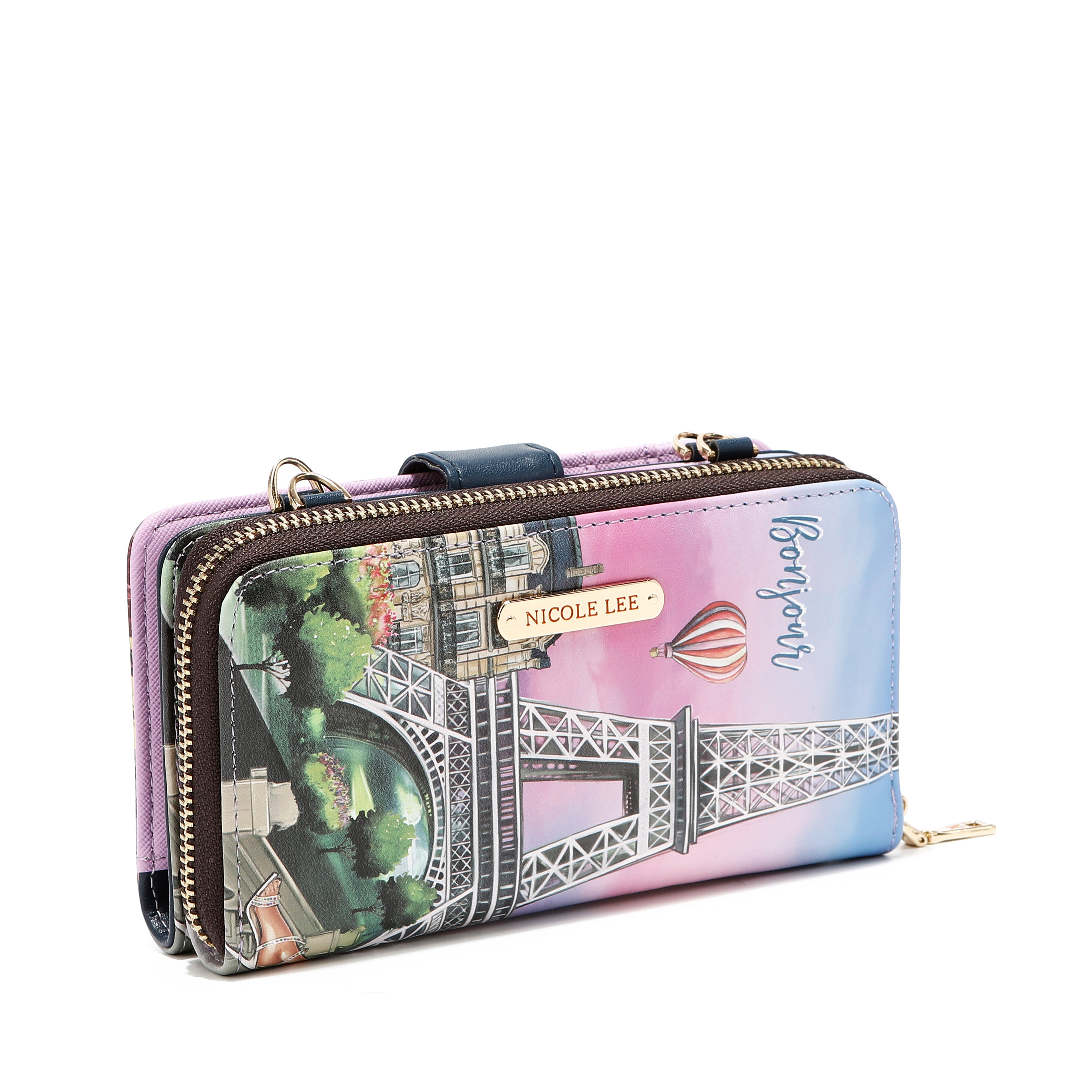 TEILBARE HANDYTASCHE MIT SCHULTERTASCHENFUNKTION