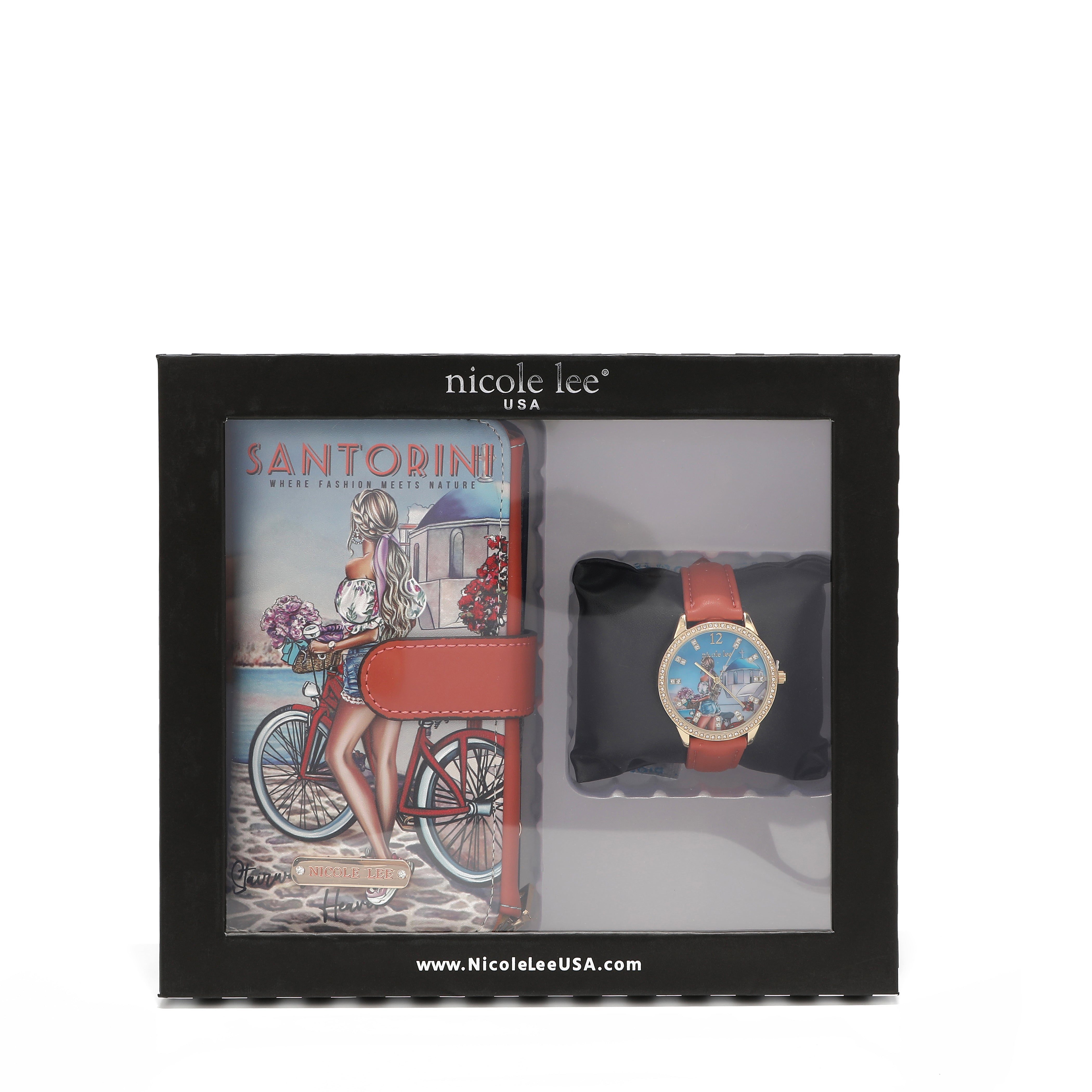 2 -piece accessories set (clock, phone case + bandit wallet)