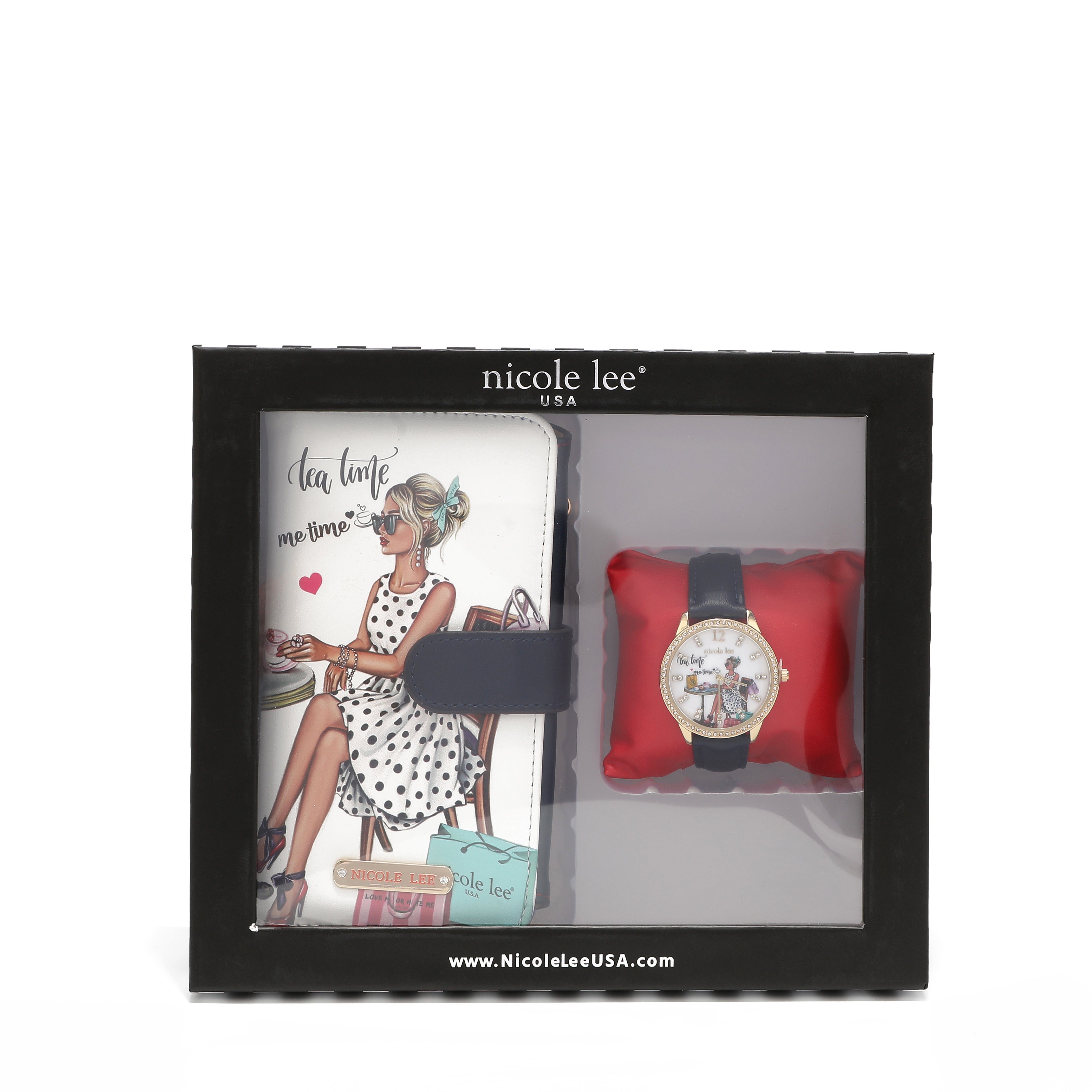 2 -piece accessories set (clock, phone case + bandit wallet)