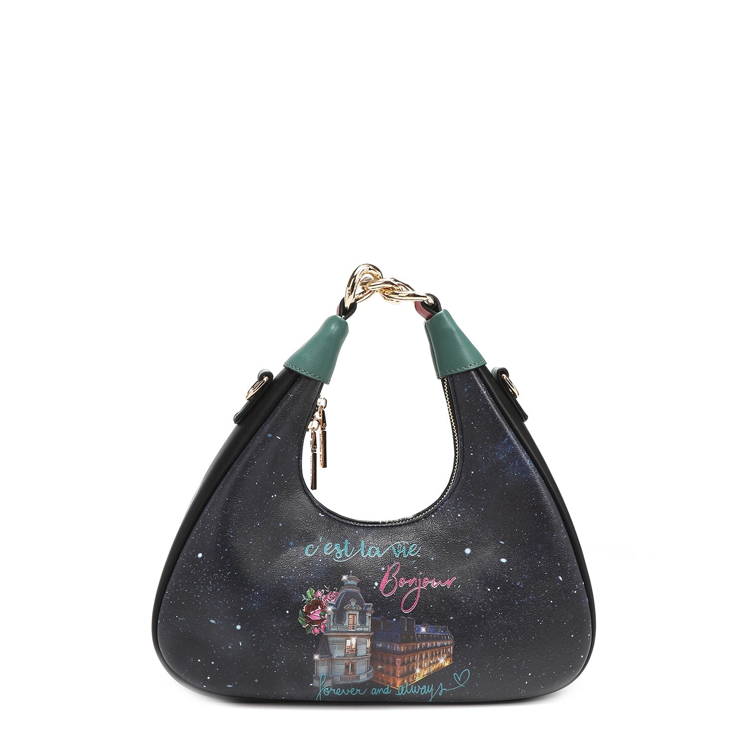 CROSSBODY BAG WITH CHAIN "<tc><tc>Tonight For You</tc></tc>"