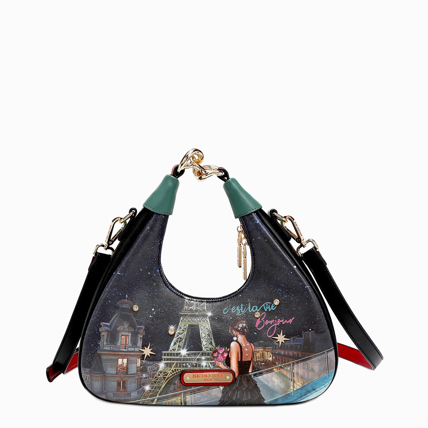 CROSSBODY BAG WITH CHAIN "<tc><tc>Tonight For You</tc></tc>"