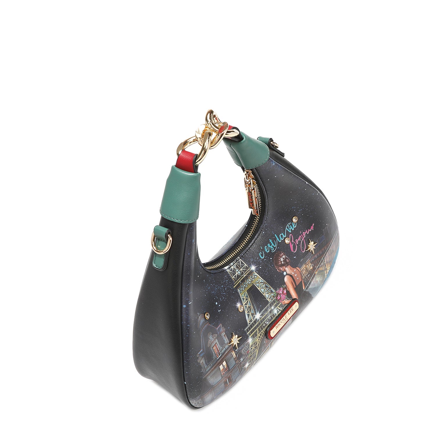 CROSSBODY BAG WITH CHAIN "<tc><tc>Tonight For You</tc></tc>"