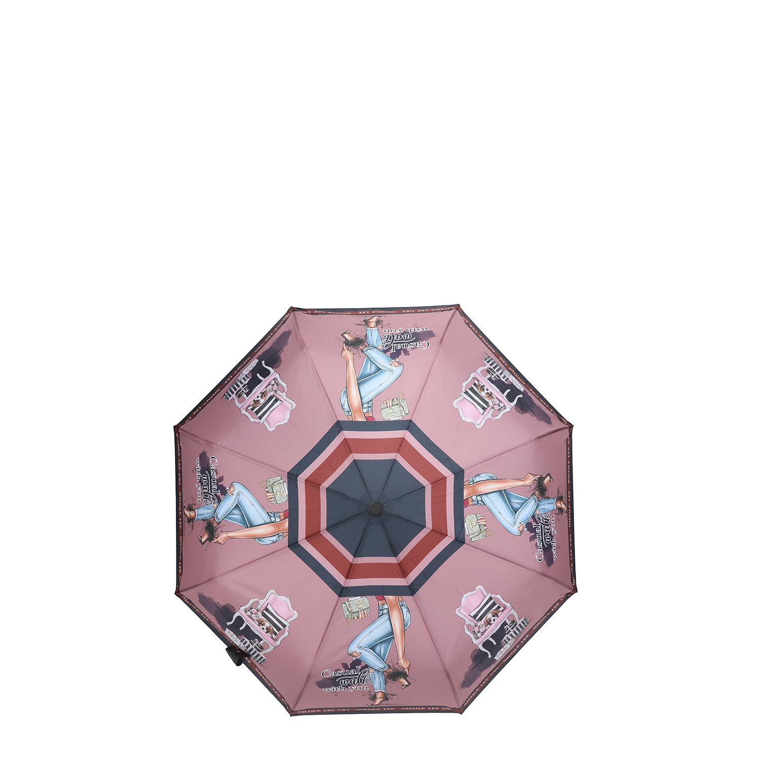 Portable umbrella with printing (Nicole Lee)