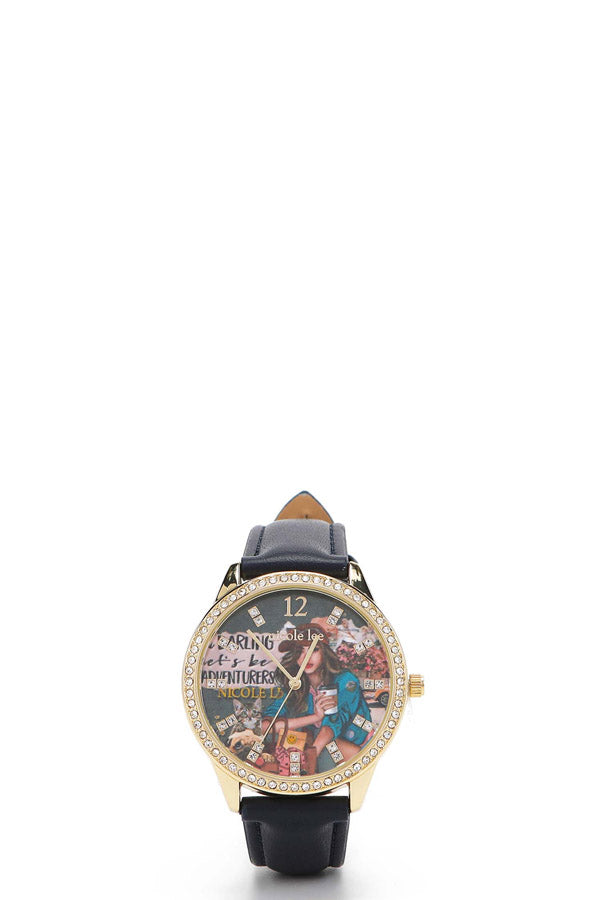 Classic diamond watch