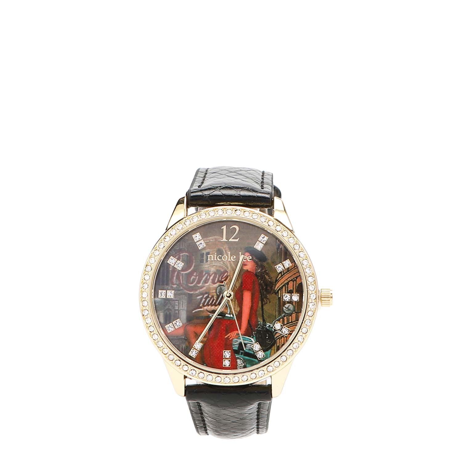 Classic diamond watch