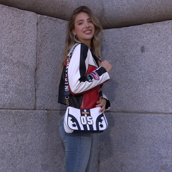 BANDOLERA VARSITY (BLANCO)