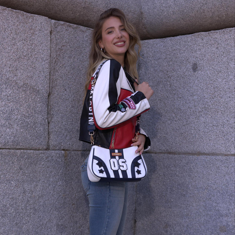 BANDOLERA VARSITY (BLANCO)