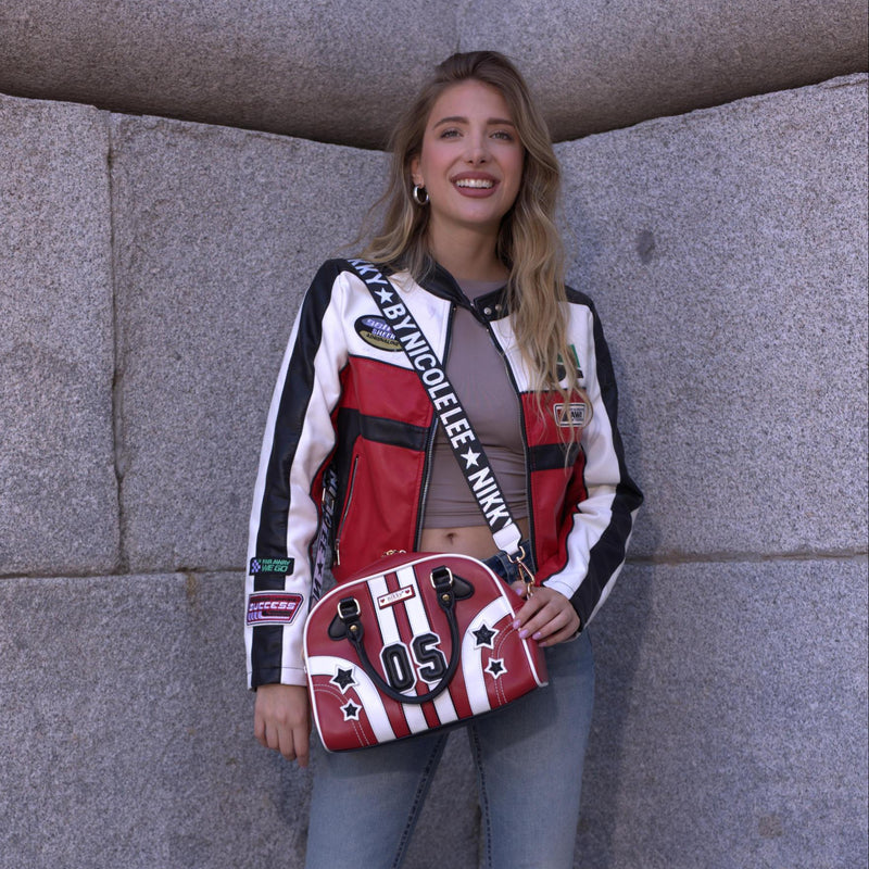 BOLSO DOMO VARSITY (ROJO)