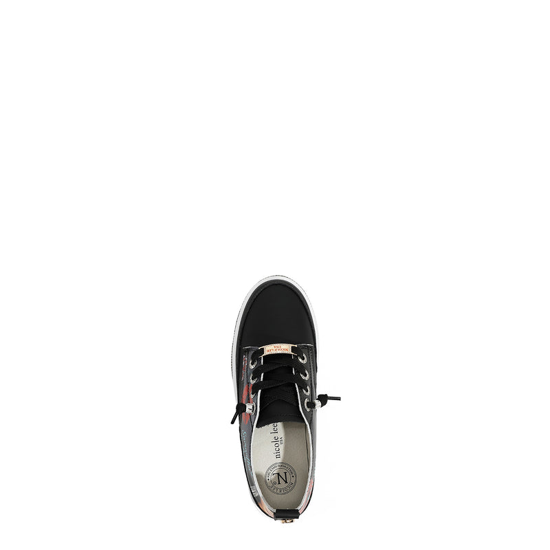 ZAPATILLA DE PIEL CON PLATAFORMA Y PEDRERÍA (SAMANTHA LA BELLEZA)