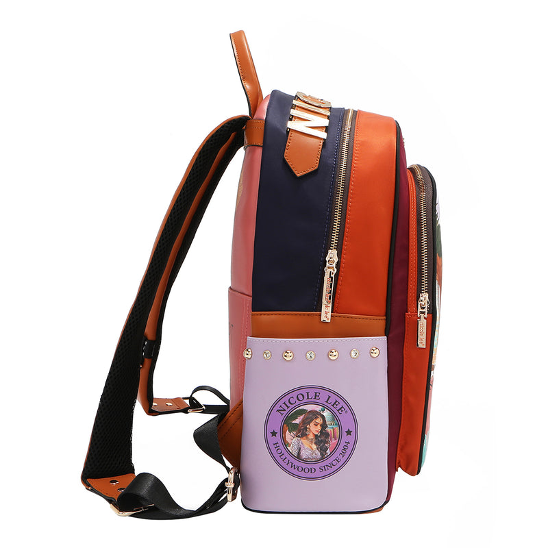 MOCHILA PARA PORTÁTIL CON PUERTO DE CARGA USB (QUEEN CLEOPATRA)