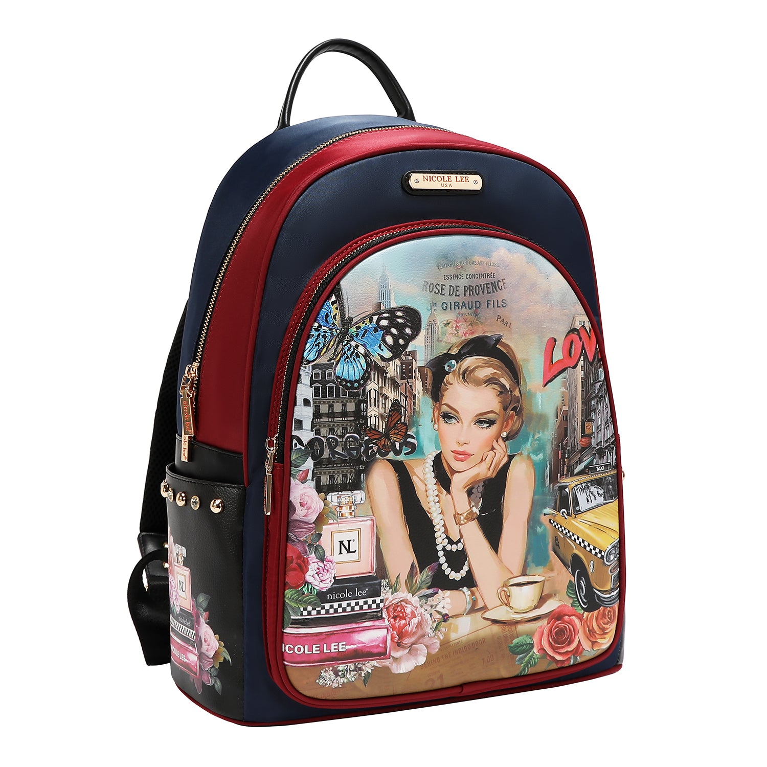 LAPTOP BACKPACK WITH USB CHARGING PORT (SABINA IMAGINES)