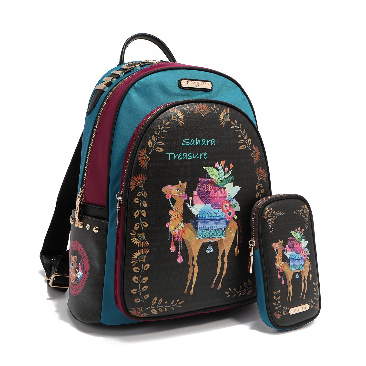 MOCHILA PARA PORTÁTIL CON PUERTO DE CARGA USB (SAHARA TREASURE)