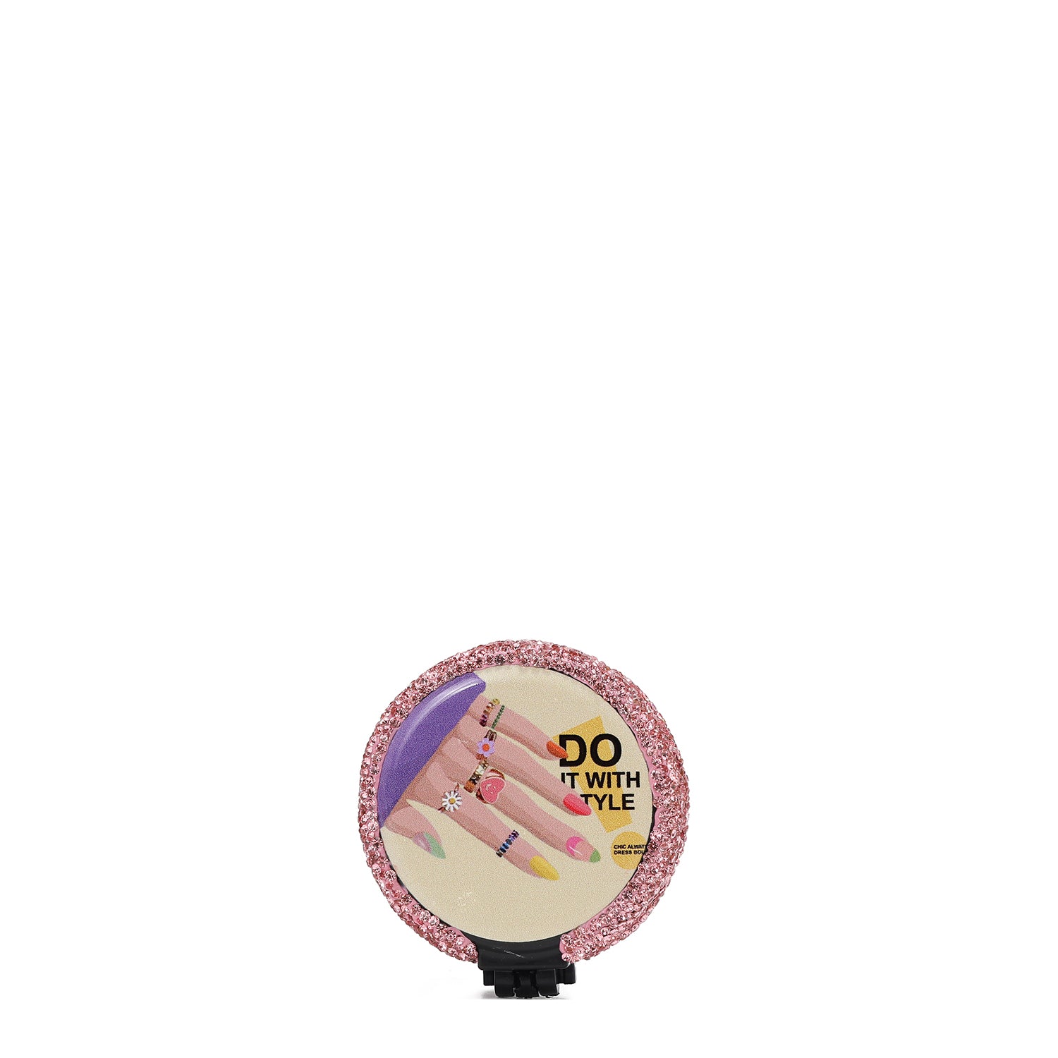 Compact brush and pedreria mirror (Nail Polish)