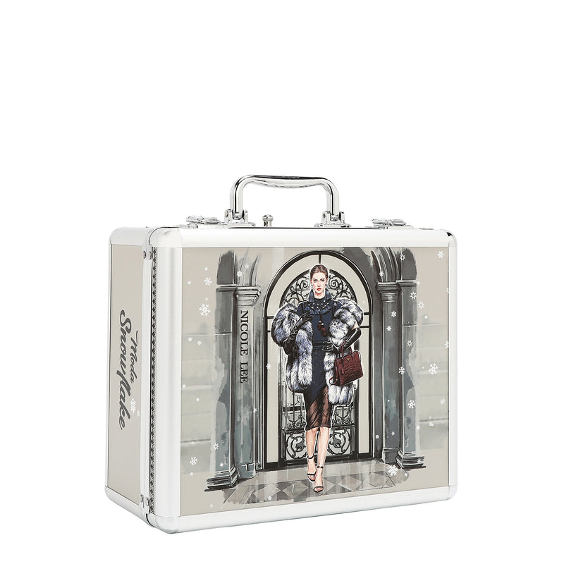 ESTUCHE DE COSMÉTICOS ARTÍSTICO (MODA SNOWFLAKE)