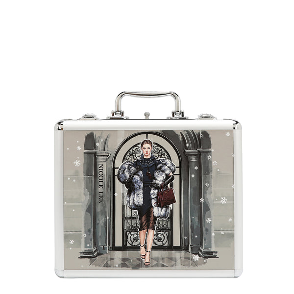 ESTUCHE DE COSMÉTICOS ARTÍSTICO (MODA SNOWFLAKE)