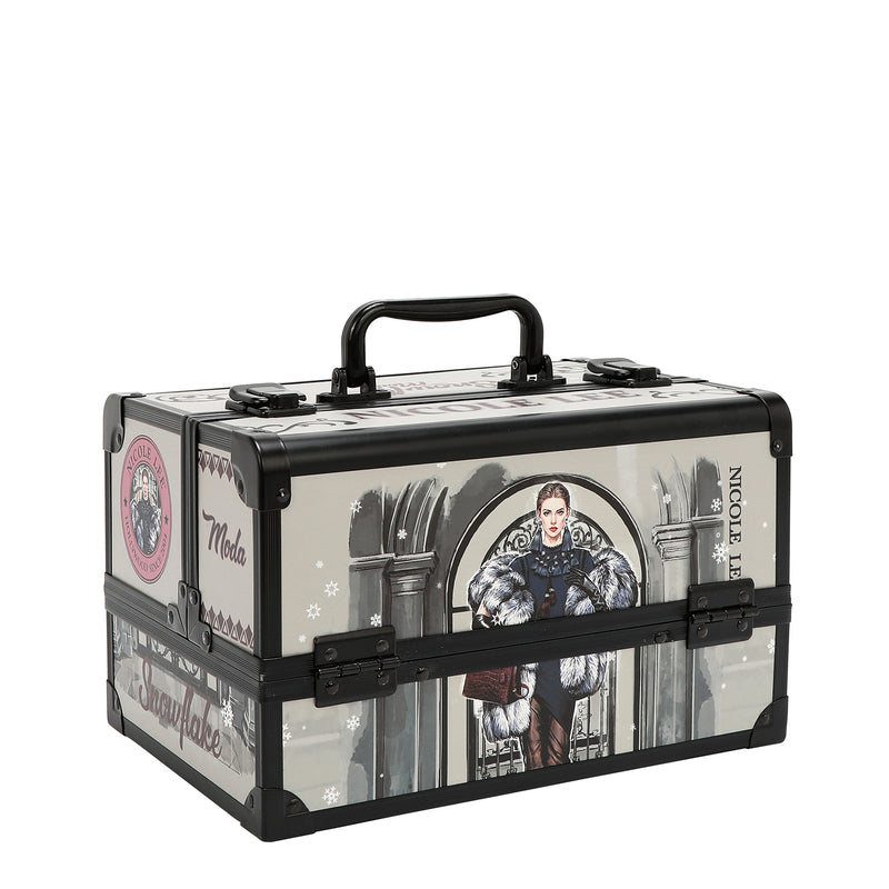 ESTUCHE DE COSMÉTICOS PROFESIONAL (MODA SNOWFLAKE)