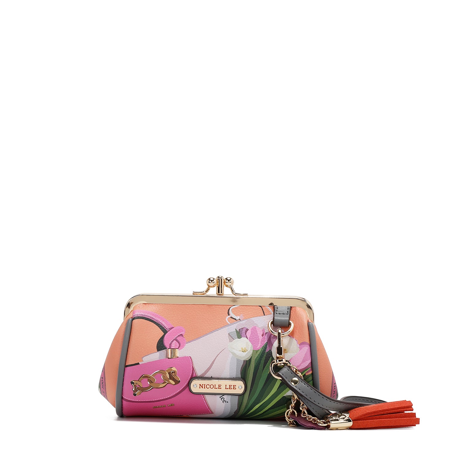 ESTUCHE MONEDERO CON PULSERA (VIOLET BLOSSOM)