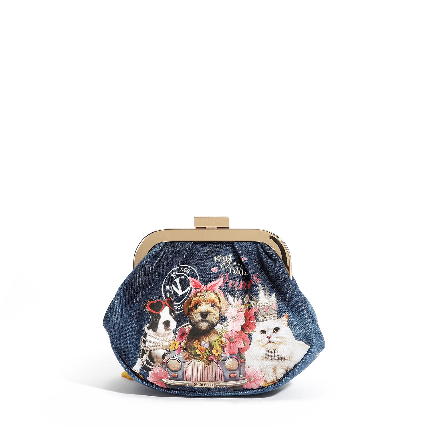 MINI SAC À MAIN AVEC SANGLE EN DENIM (<tc>FAMILY YEARBOOK</tc>)