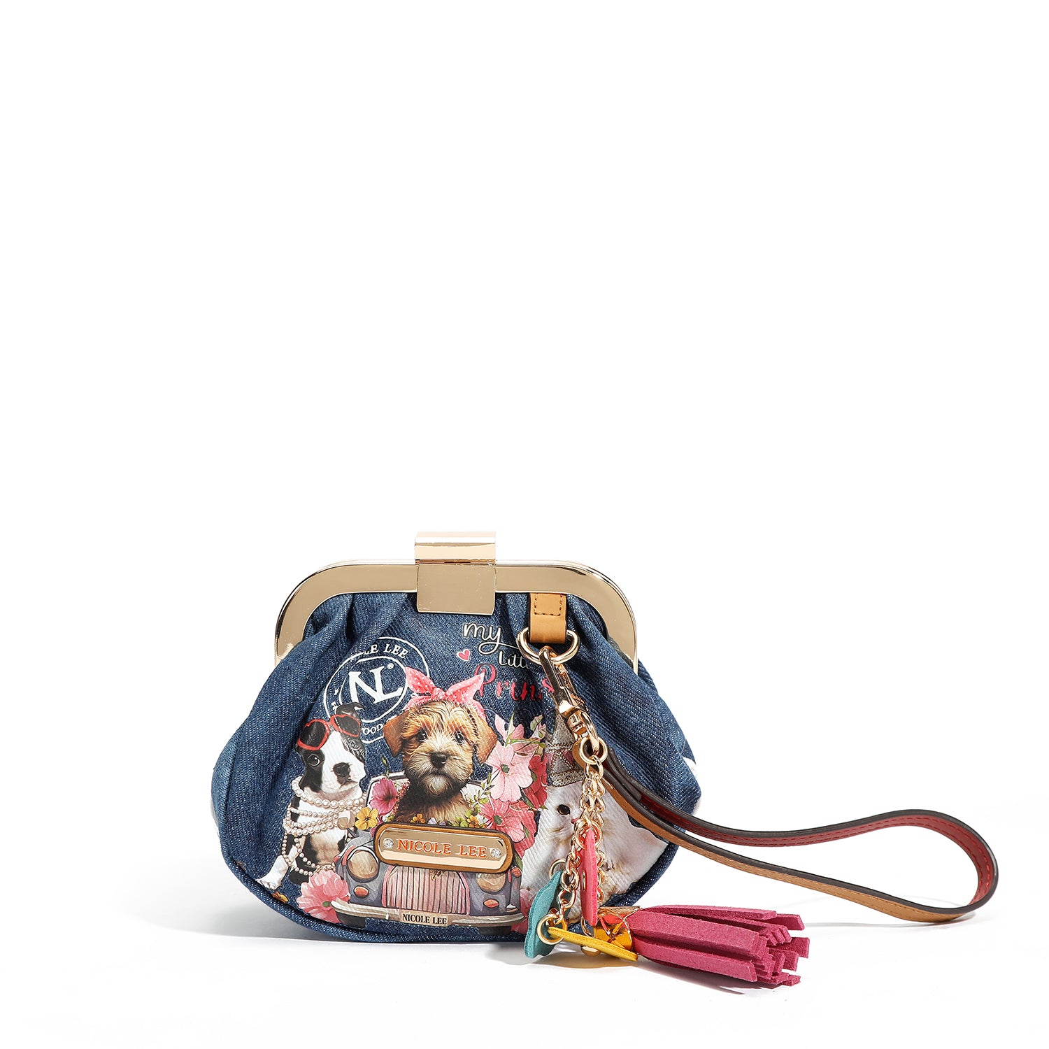 MINI SAC À MAIN AVEC SANGLE EN DENIM (<tc>FAMILY YEARBOOK</tc>)