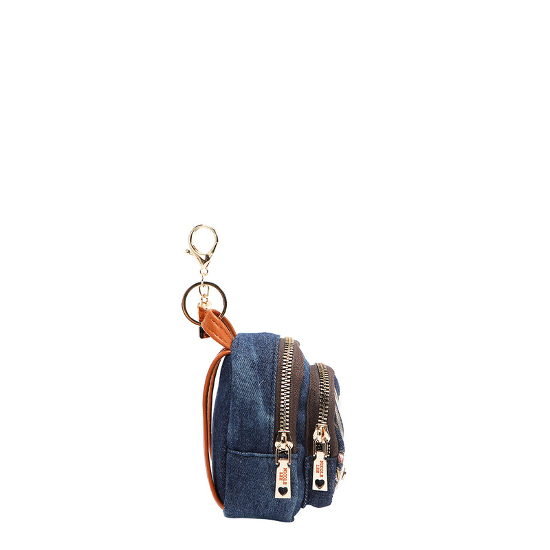 MONEDERO MOCHILA DE DENIM (SOFIA MONTANA)
