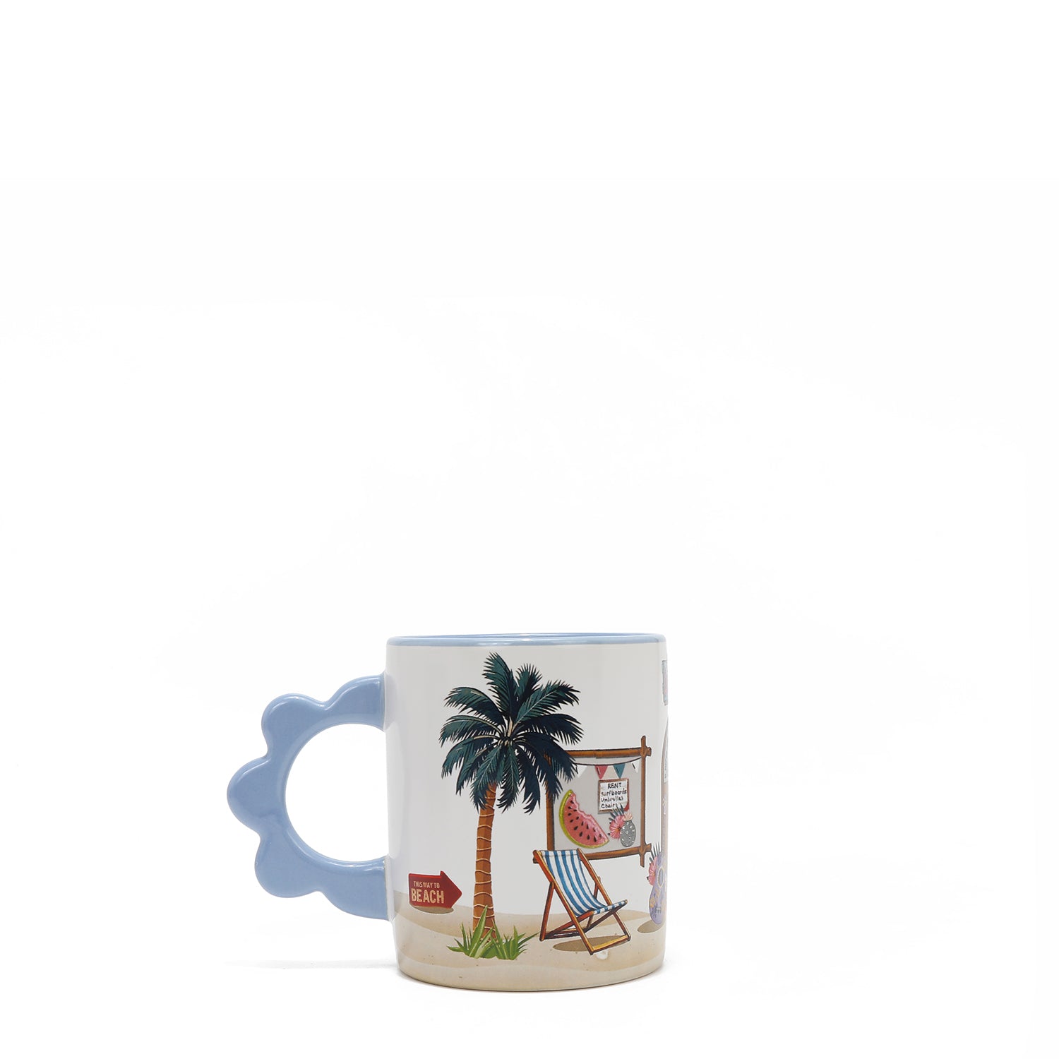 TASSE EN CÉRAMIQUE PÉTALE (<tc>SUN & SAND</tc>)