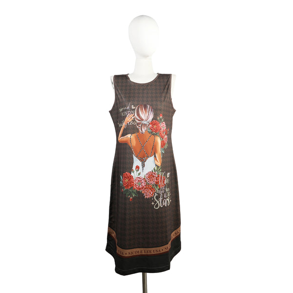 NICOLE LEE STRAP DRESS WITH SPARKLES (<tc>BLIND DATE</tc>)