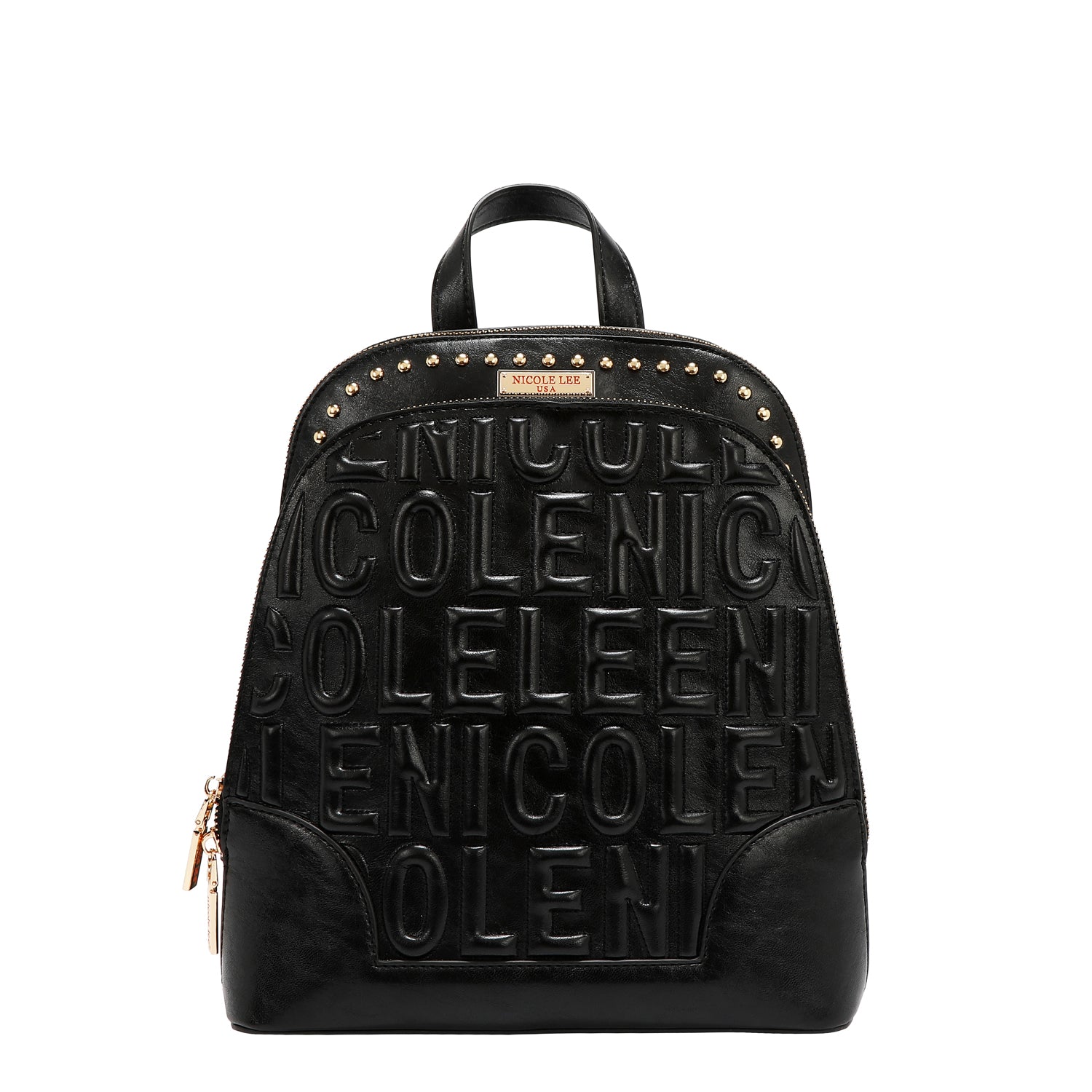MOCHILA CON LOGOTIPO EN RELIEVE (NEGRO)