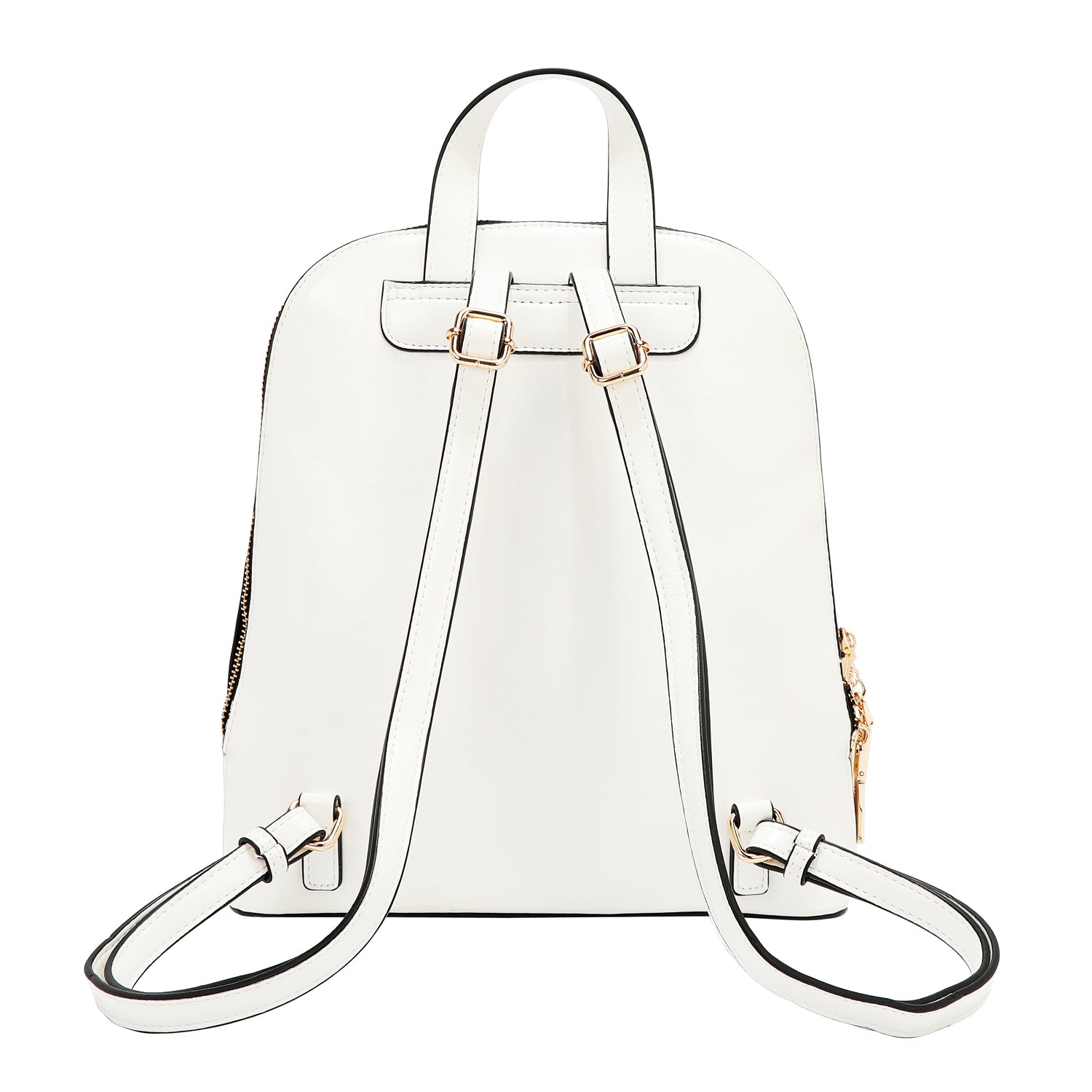 MOCHILA CON LOGOTIPO EN RELIEVE (BLANCO)