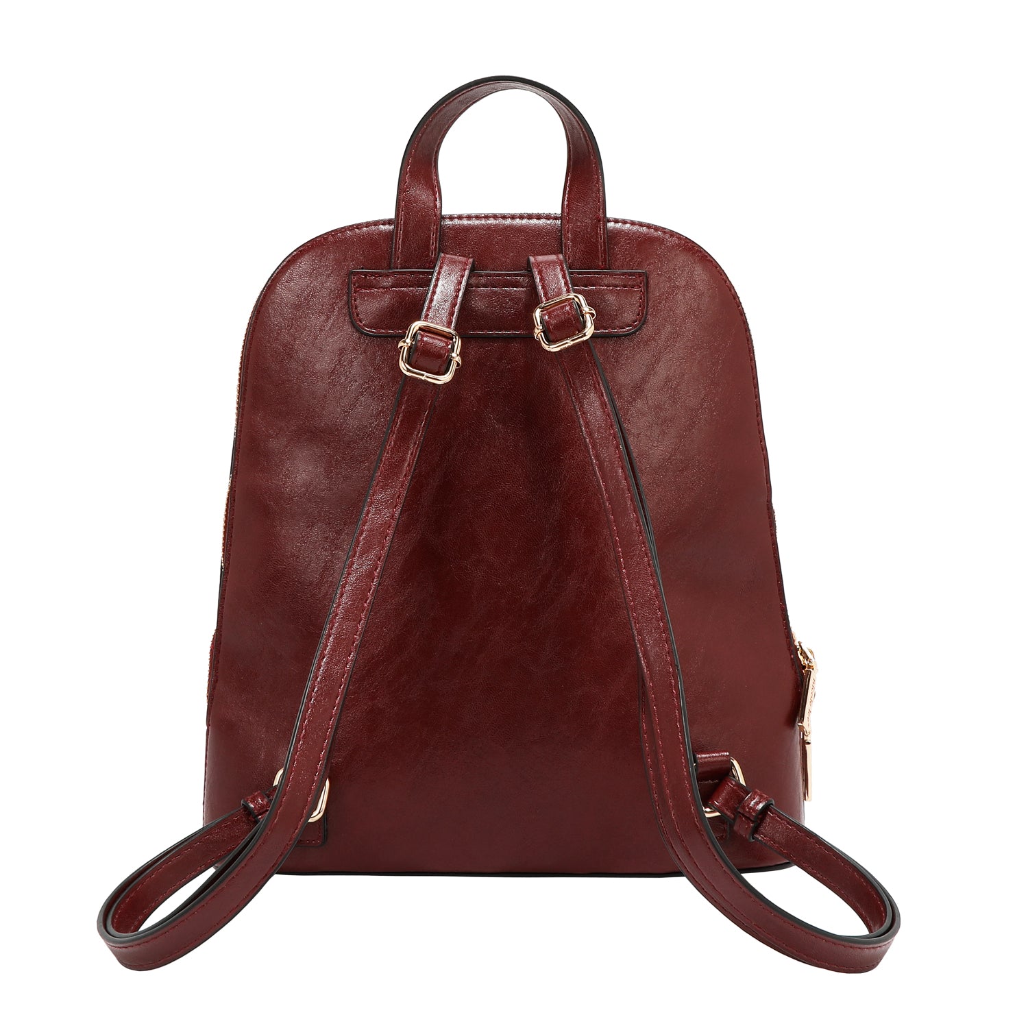 MOCHILA CON LOGOTIPO EN RELIEVE (VINO)