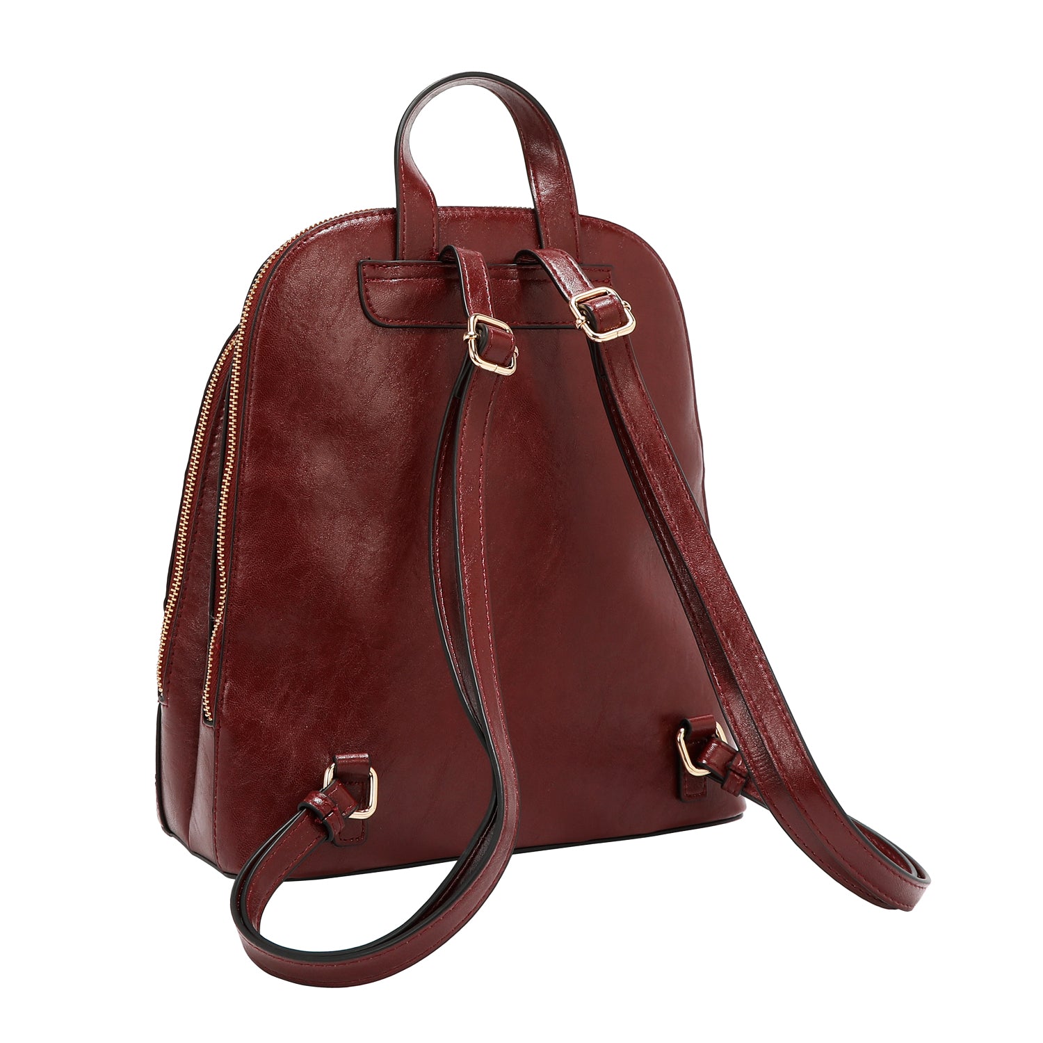 MOCHILA CON LOGOTIPO EN RELIEVE (VINO)