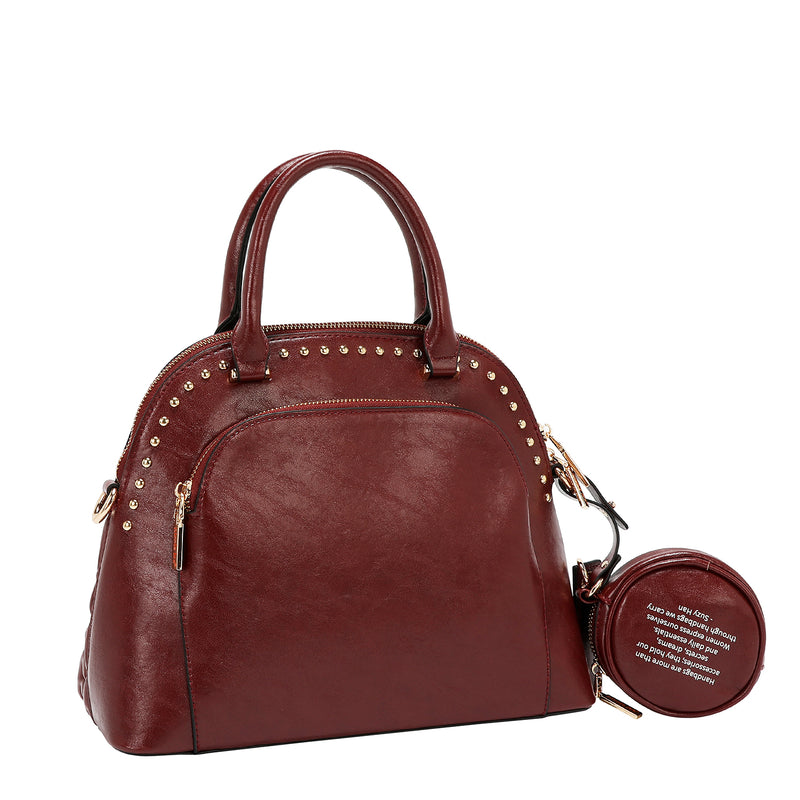 BOLSA CON CÚPULA CON LOGOTIPO EN RELIEVE (VINO)