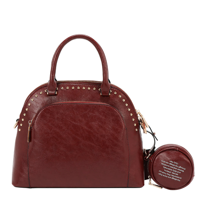 BOLSA CON CÚPULA CON LOGOTIPO EN RELIEVE (VINO)