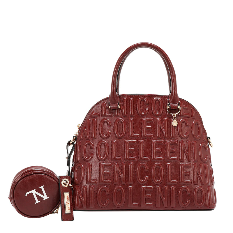 BOLSA CON CÚPULA CON LOGOTIPO EN RELIEVE (VINO)