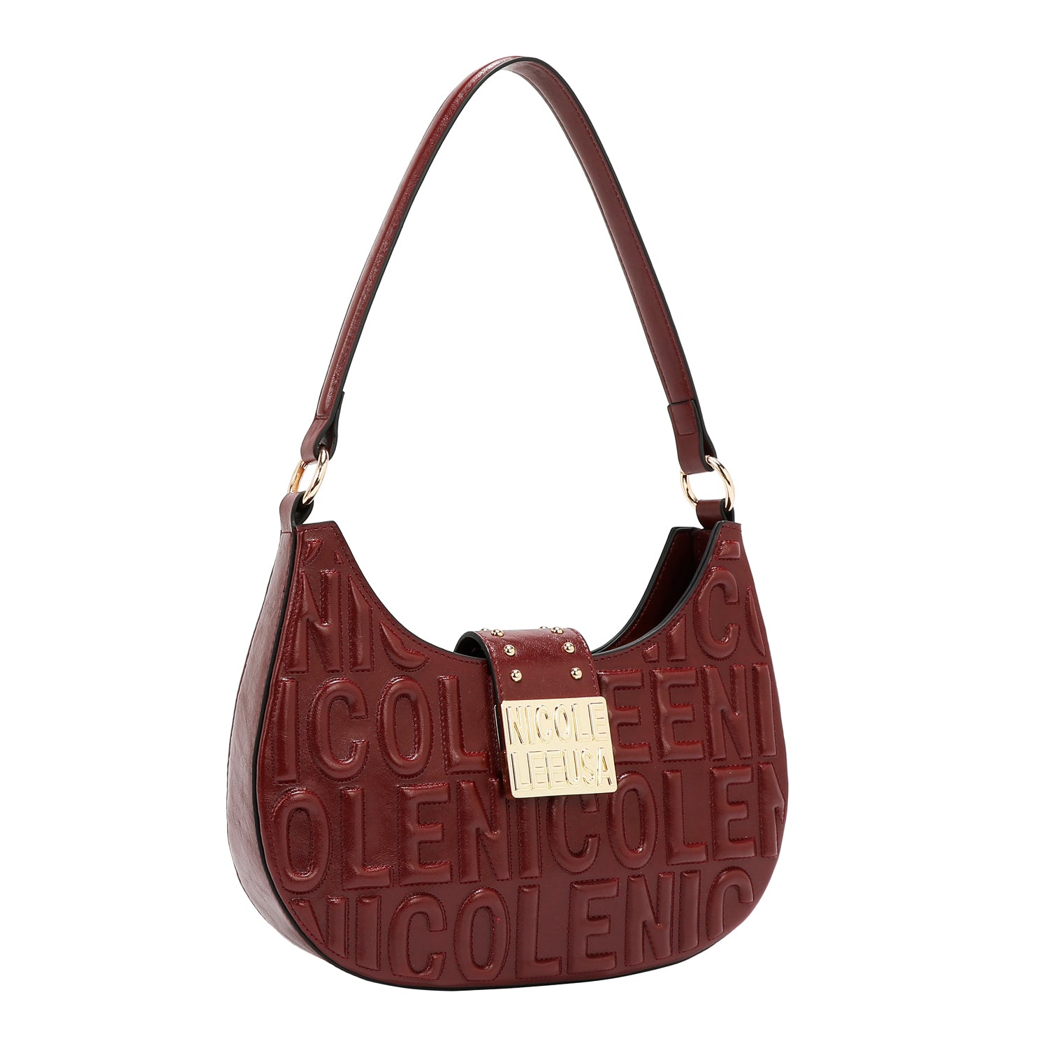 SAC BANDOULIÈRE AVEC LOGO EMBOSSÉ (VIN)