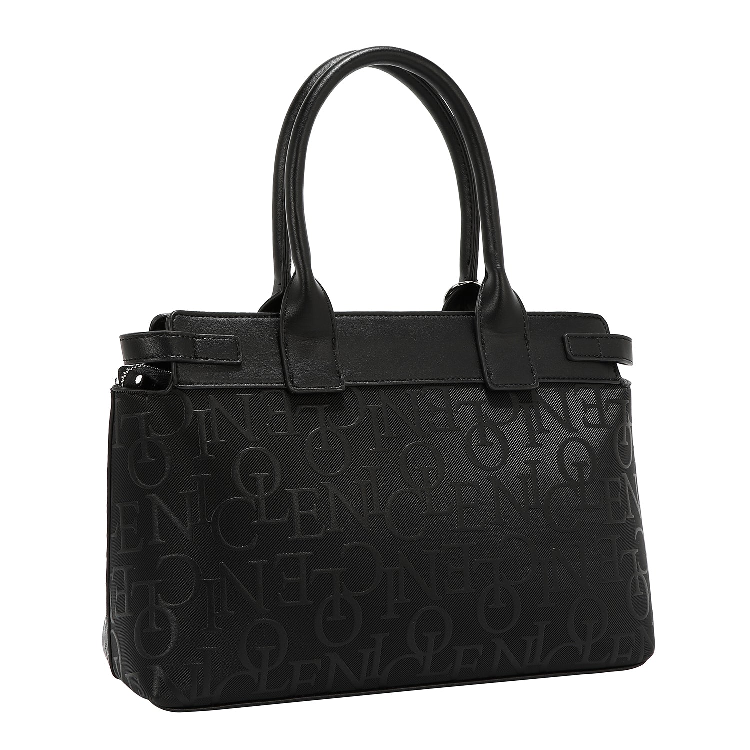 Élégance du sac de sacoche en relief (noir)