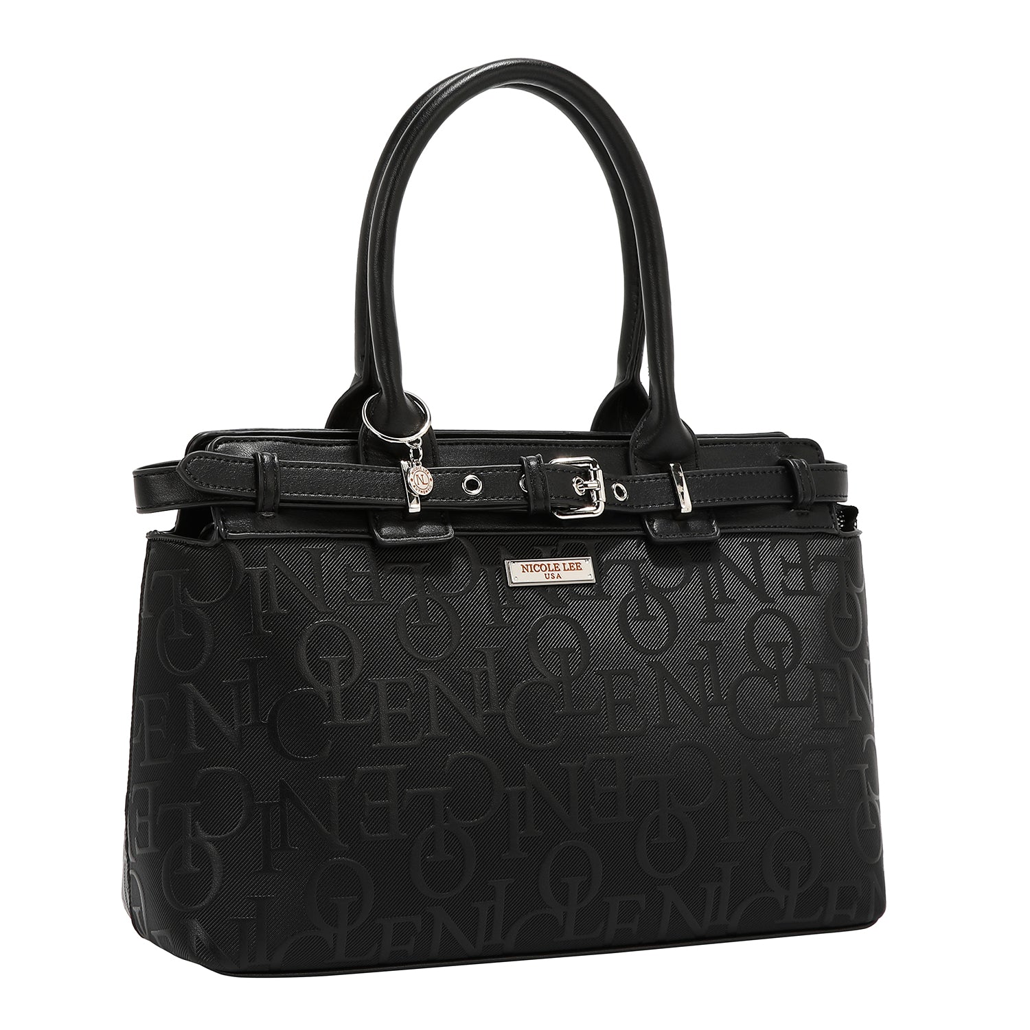 Élégance du sac de sacoche en relief (noir)