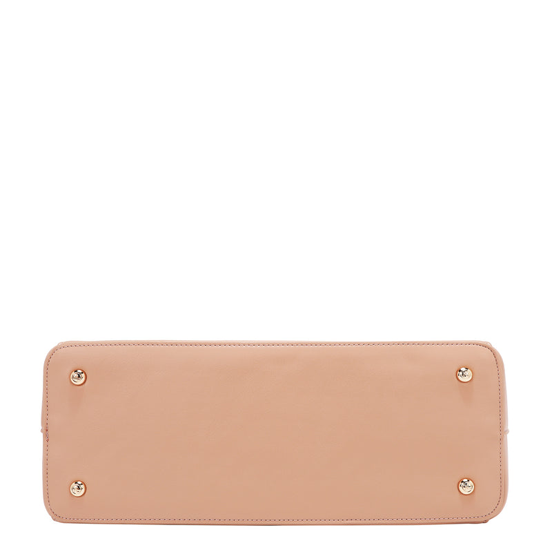 BOLSO DE HOMBRO GRANDE ELEGANCIA EN RELIEVE (ROSA)