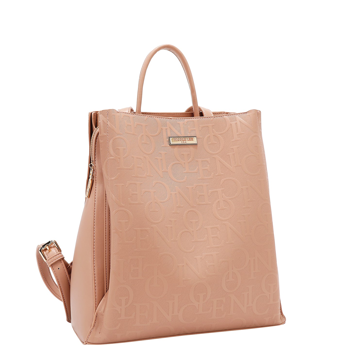 MOCHILA ELEGANCIA EN RELIEVE (ROSA)