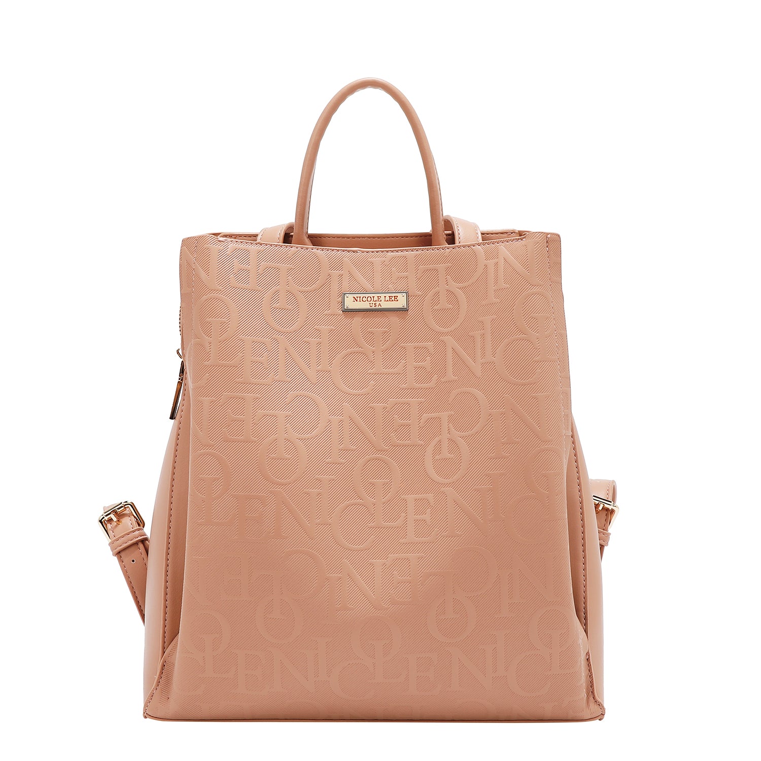 MOCHILA ELEGANCIA EN RELIEVE (ROSA)