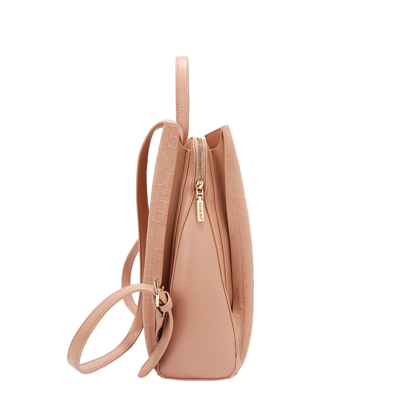 MOCHILA ELEGANCIA EN RELIEVE (ROSA)