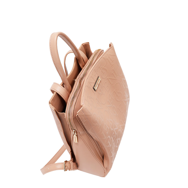 MOCHILA ELEGANCIA EN RELIEVE (ROSA)