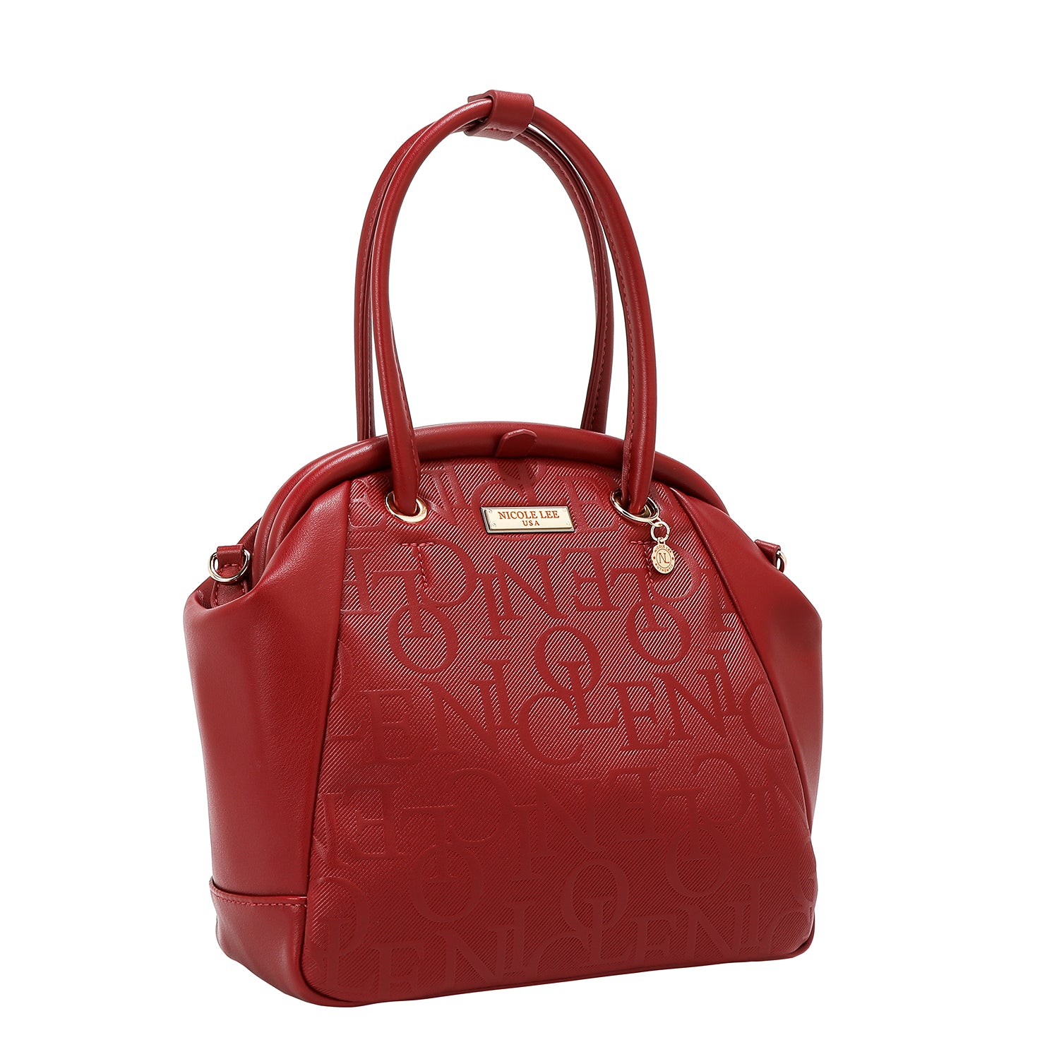 Sac à bandoulière avec cadre de relief élégant (rouge)